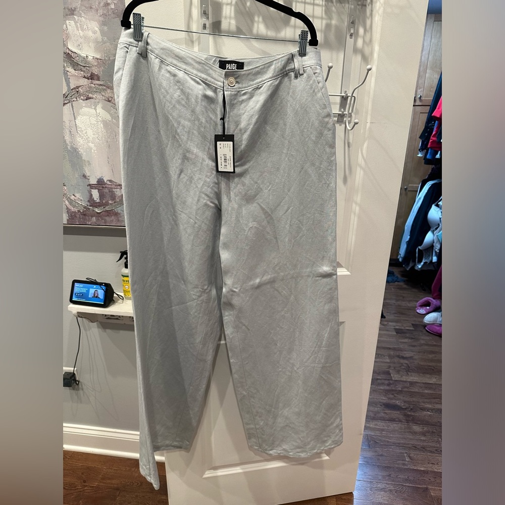 *NEW*Sz 14*PAIGE* DEVANNE TROUSER DOVE GREY